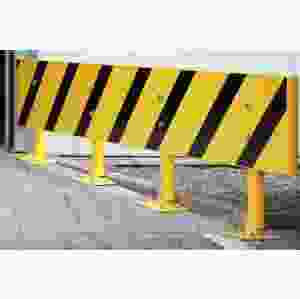 Höj- och sänkbart skyddsräcke