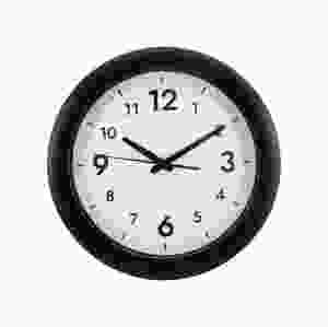 Väggur ALBA Easytime, Ø30cm svart