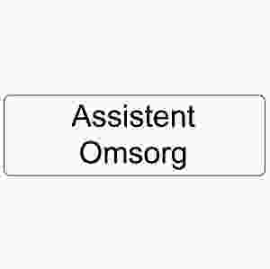 Yrkesbricka Assistent Omsorg
