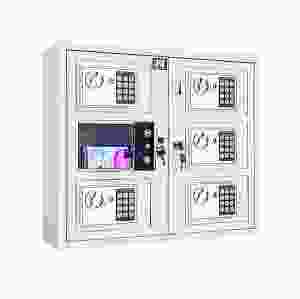 Flerfacksskåp med elkodlås