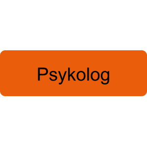 Yrkesbricka Psykolog
