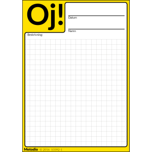 Oj-kort, vid tillbud/risker