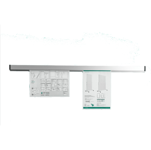 Pappersskena aluminium