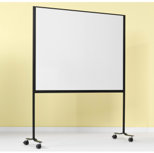 Dubbelsidig Mobil Whiteboardtavla, Emaljerad