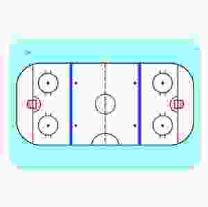 Taktiktavla Ishockeyrink