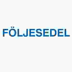 FÖLJESEDEL (stämpel)