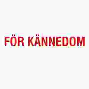 FÖR KÄNNEDOM (stämpel)