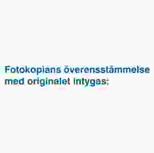 Fotokopians överensstämmelse med originalet intygas (stämpel)
