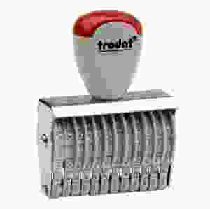 Sifferbandstämpel, 12 band (siffror)