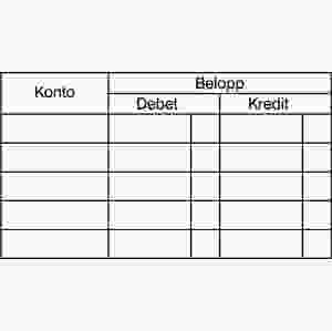 Konteringsstämpel, K2, 80x45mm