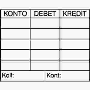 Konteringsstämpel, K8, 48x39mm
