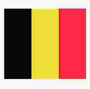 Belgien (bordsflagga)