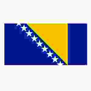 Bosnien (bordsflagga)