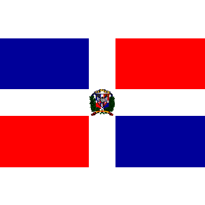 Dominikanska Republiken (bordsflagga)