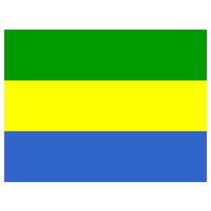 Gabon (bordsflagga)