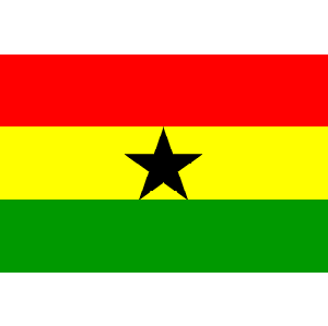 Ghana (bordsflagga)