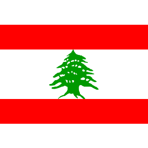 Libanon (bordsflagga)