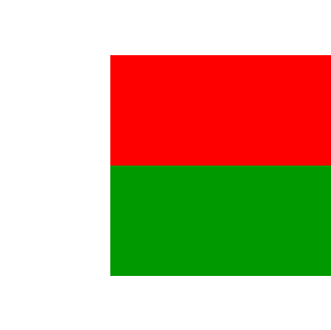 Madagaskar (bordsflagga)
