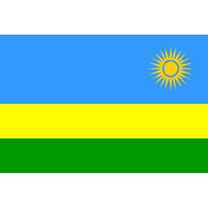 Rwanda (bordsflagga)