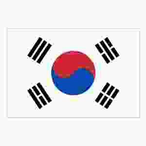Sydkorea (bordsflagga)