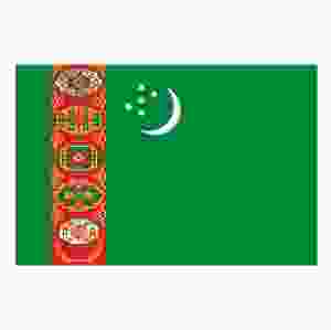 Turkmenistan (bordsflagga)