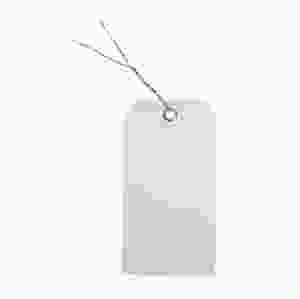 Neutral märklapp m fästtråd, 50 st