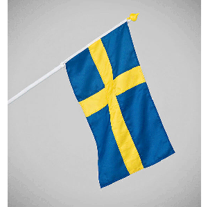 Fasadflaggstång med knopp