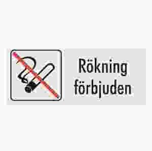 Rökning förbjuden (skylt)