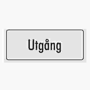 Utgång (skylt)