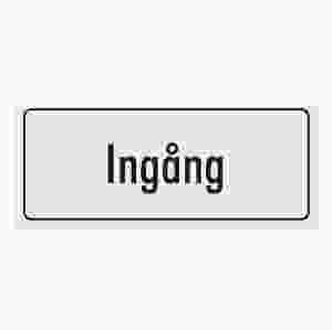 Ingång (skylt)