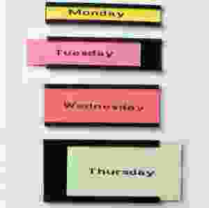 Magnetiska etiketthållare