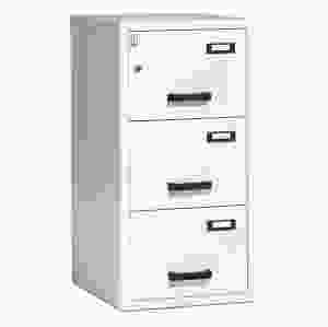 Brandklassat arkivskåp, 3 lådor