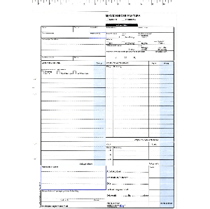Serviceorder Faktura A4, 3 ex, 100 st