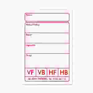 Däcketikett, 500 st