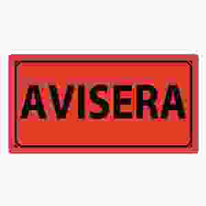 Emballageetikett "AVISERA"