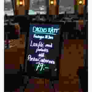 Lightsign självlysande skylt