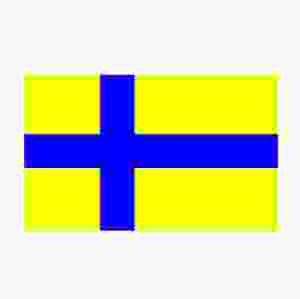 Östergötland fasadflagga 60 cm