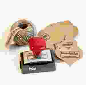 Paket Håletikett, Stämpel, Hampasnöre