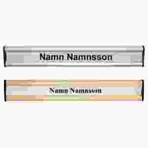 Dörrskylt Björk eller Aluminium