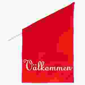 Butiksflagga VÄLKOMMEN