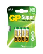 Batteri GP Super Alkaline AAA Batterier, 4-pack